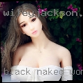 Black naked woman white